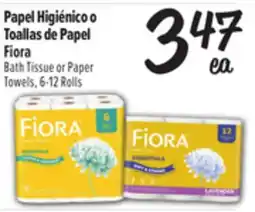 El Super Bath Tissue or Paper Towels offer