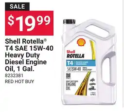Ace Hardware Shell Rotella T4 SAE 15W-40 Heavy Duty Diesel Engine Oil, 1 Gal offer