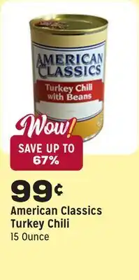 Grocery Outlet Turkey Chili offer