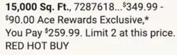 Ace Hardware Scotts 4 Step Annual Seeding Program 15, 000 Sq. Ft offer