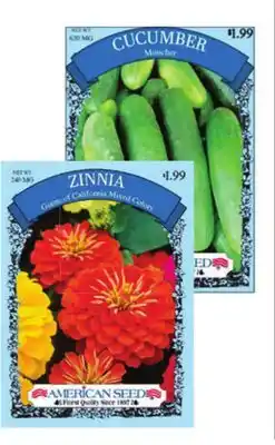 Ace Hardware American Seed Vegetable & Flower Seeds offer