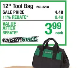 Menards 12 Tool Bag offer