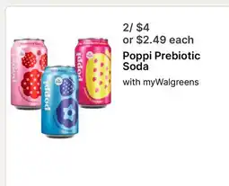 Walgreens Poppi Prebiotic Soda offer