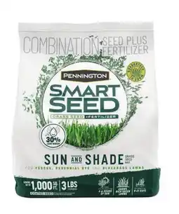 Ace Hardware Pennington Sun & Shade Smart Seed Mulch, Seed + Fertilizer offer