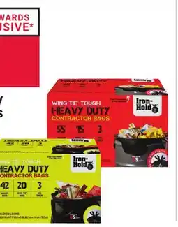 Ace Hardware Iron-Hold Heavy Duty Contractor Trash Bags offer