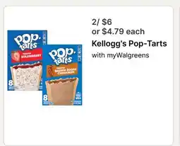 Walgreens Kellogg's Pop-Tarts offer