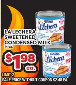 Torres Supermercado LA LECHERA SWEETENED CONDENSED MILK offer