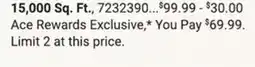 Ace Hardware Scotts Turf Builder Halts Crabgrass Preventer with Lawn Food 15, 000 Sq. Ft offer