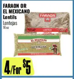 R Ranch Markets FARAON OR EL MEXICANO Lentils offer