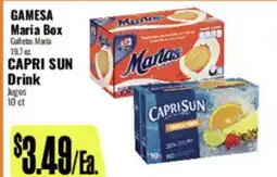 R Ranch Markets GAMESA Maria Box, CAPRI SUN Drink offer