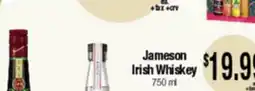 Big Saver Foods Jameson Irish Whiskey offer