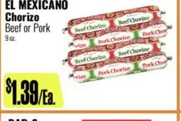 R Ranch Markets EL MEXICANO Chorizo offer