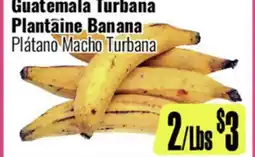 R Ranch Markets Guatemala Turbana Plantain Banana offer