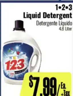 R Ranch Markets 1•2•3 Liquid Detergent offer