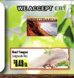 R Ranch Markets Beef Tongue offer