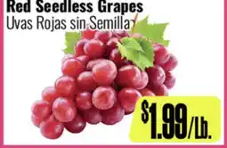 R Ranch Markets Red Seedless Grapes offer
