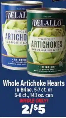Angelo Caputo's Fresh Market Whole Artichoke Hearts offer