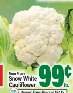 Angelo Caputo's Fresh Market Farm Fresh Snow White Cauliflower offer