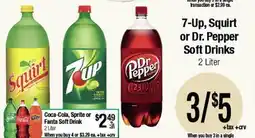 Big Saver Foods 7-Up, Squirt or Dr. Pepper Soft Drinks offer