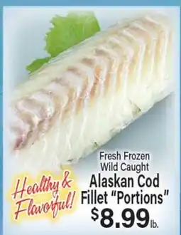 Angelo Caputo's Fresh Market Fresh Frozen Wild Caught Alaskan Cod Fillet Portions offer