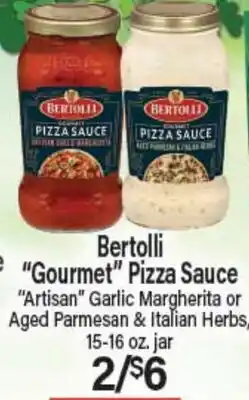 Angelo Caputo's Fresh Market Bertolli Gourmet Pizza Sauce offer