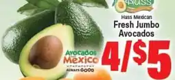 Angelo Caputo's Fresh Market Hass Mexican Fresh Jumbo Avocados offer