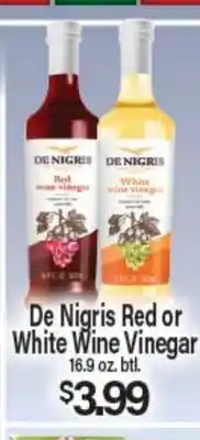 Angelo Caputo's Fresh Market De Nigris Red or White Wine Vinegar offer