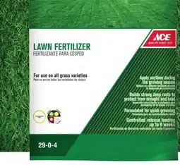 Ace Hardware Ace Lawn Fertilizer offer