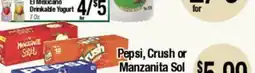 Big Saver Foods Pepsi, Crush or Manzanita Sol offer