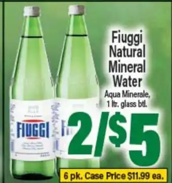 Angelo Caputo's Fresh Market Fiuggi Natural Mineral Water offer