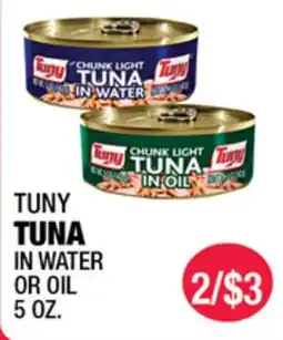 Carnicerias Jimenez TUNY TUNA IN WATER OR OIL offer