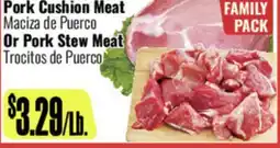 R Ranch Markets Pork Cushion Meat Or Pork Stew Meat offer