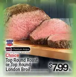 Angelo Caputo's Fresh Market Choice Top Round Roast or Top Round London Broil offer