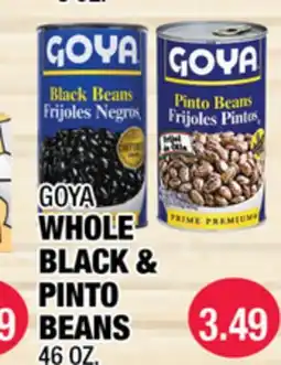 Carnicerias Jimenez GOYA WHOLE BLACK & PINTO BEANS offer