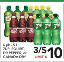 Pete's Fresh Market 7UP, SQUIRT, DR PEPPER, or CANADA DRY offer