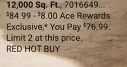 Ace Hardware Scotts Turf Builder Weed & Feed 12,000 Sq. Ft offer