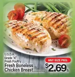 Angelo Caputo's Fresh Market Fresh Boneless Chicken Breast offer
