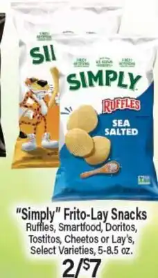 Angelo Caputo's Fresh Market Simply Frito-Lay Snacks offer