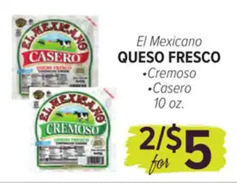Cermak Fresh Market El Mexicano QUESO FRESCO offer