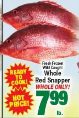 Angelo Caputo's Fresh Market Fresh Frozen Wild Caught Whole Red Snapper offer