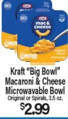 Angelo Caputo's Fresh Market Kraft Big Bowl Macaroni & Cheese offer