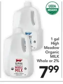 Pete's Fresh Market 1 gal High Meadow Organic MILK offer