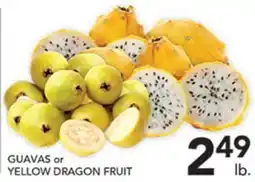 Pete's Fresh Market GUAVAS or YELLOW DRAGON FRUIT offer