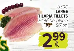 Cermak Fresh Market USDC LARGE TILAPIA FILLETS offer