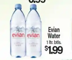 Angelo Caputo's Fresh Market Evian Water offer