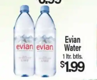 Angelo Caputo's Fresh Market Evian Water offer