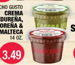 Carnicerias Jimenez CHO GUSTO CREMA DE DUREÑA, MOREÑA & MALTECA offer