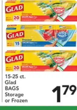 Pete's Fresh Market 15-25 ct. Glad BAGS Storage or Frozen offer
