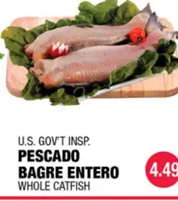 Carnicerias Jimenez U.S. GOV'T INSP. PESCADO BAGRE ENTERO offer
