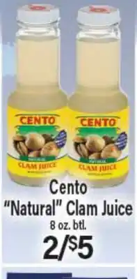 Angelo Caputo's Fresh Market Cento Natural Clam Juice offer